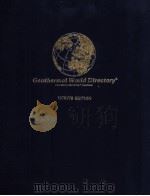 GEOTHERMAL WORLD DIRECTORY 1978/79 EDITION（1978 PDF版）