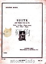 SUITE POUR QUATRE CORS EN FA（1952 PDF版）