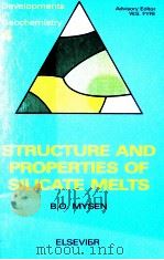 Structure and properties of silicate melts（1988 PDF版）