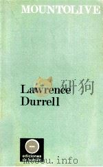 Mountolive   1970  PDF电子版封面    Lawrence Durrell 