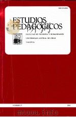 Estudios Pedagogicos:facultad de filosofia y humanidades universidad austral de chile valdivia     PDF电子版封面     