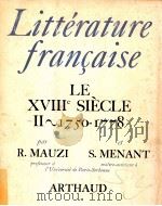 litterature francaise:le xviii siecle II-1750-1778（1977 PDF版）