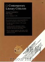 CONTEMPORARY LITERARY CRITICISM ANNUAL CUMULATIVE TITLE INDEX COVERS VOLUMES 1-236（ PDF版）