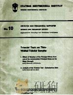 SARTRYCK OCH PRELIMINARA RAPPORTER NO.10   1965  PDF电子版封面     