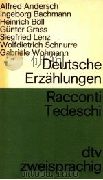 Deutsche Erz?hlungen   1975  PDF电子版封面    Racconti Tedeschi 