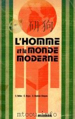 l'homme et le monde moderne     PDF电子版封面    Collection G.Belloc 