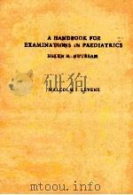 A handbook for examinations in paediatrics（1981 PDF版）