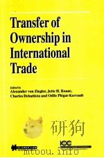 Transfer of ownership in international trade（1999 PDF版）