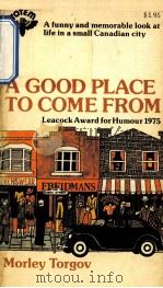 A GOOD PLACE TO COME FROM（1974 PDF版）
