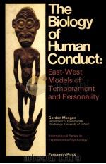 THE BIOLOGY OF HUMAN CONDUCT（1982 PDF版）