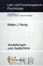 VORSTELLUNGEN UND GEDACHTNIS   1988  PDF电子版封面  0387504060  WALTER J.PERRIG 