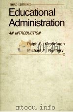 EDUCATIONAL ADMINISTRATION:AN INTRODUCTION  THIRD EDITION（1988 PDF版）