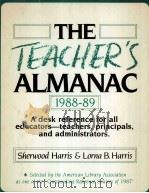 THE TEACHER'S ALMANAC 1988-89   1988  PDF电子版封面  081601986X   