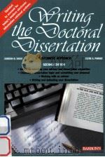 WRITING THE COCTORAL DISSERTATION:A SYSTEMATIC APPROACH   1997  PDF电子版封面  0812098005  GORDON B.DAVIS  CLYDE A.PARKER 