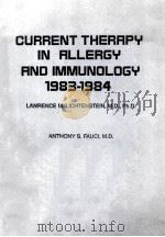 CURRENT THERAPY IN ALLERGY AND IMMUNOLOGY 1983-1984（1983 PDF版）