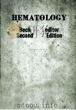 HEMATOLOGY  SECOND EDITON（1977 PDF版）