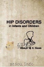HIP disorders : in infants and children（1981 PDF版）