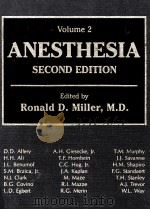 ANESTHESIA  SECONE EDITION  VOLUME 2   1986  PDF电子版封面  0443083282   