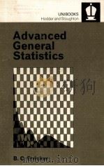 A DVANCED GENERAL STATISTICS（1971 PDF版）