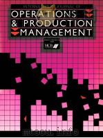 INTERNATIONAL JOURNAL OF OPERATIONS AND PRODUCTION MANAGEMENT（ PDF版）