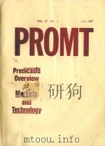PREDICASTS OVERVIEW OF MARKETS AND TECHNOLOGY VOL.82 NO.4 APRIL 1990   1990  PDF电子版封面     