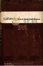 CAHIERS DE DROIT FISCAL INTERNATIONAL VOLUME LXVA   1980  PDF电子版封面  9020006037  DEUUXIEME SUJET 