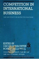 COMPETITION IN INTERNATIOAL BUSINESS   1981  PDF电子版封面  0231052200   