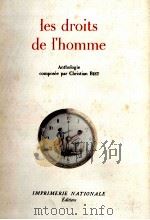 LES DROITS DE I'HOMME（1989 PDF版）