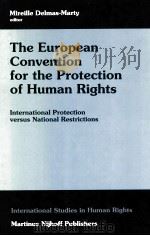 HEE EUROPEAN CONVENTION FOR THE PROTECTION OF HUMAN RIGHTS:INTERNATIONAL PROTCTION VERSUS NATONAL RE（1992 PDF版）