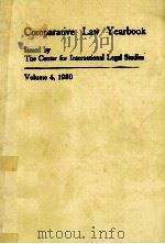 COMPARATIVE LAW YEARBOOK VOLUME 4   1981  PDF电子版封面  9024730023  THE CENTER FOR INTERNATIONAL L 