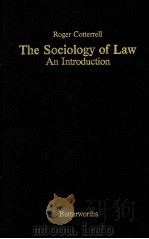 THE SOCIOLGY OF LAW AN INTRODUCTION   1984  PDF电子版封面  0406010684   