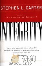 Integrity   1997  PDF电子版封面  0060928077  Stephen L. Carter 