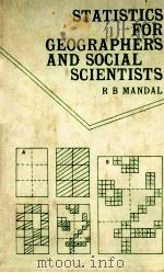 STATISTICS FOOR GEOGRAPHERS AND SOCIAL SCIENTISTS（1981 PDF版）