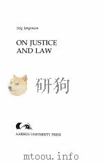 ON%JUSTICE AND LAW（1996 PDF版）