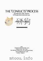 THE“CONFLICTS”PROCESS   1975  PDF电子版封面  0379003821  DAVID C.JACKSON 