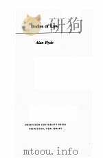 Bodies of Law   1997  PDF电子版封面  9780691012292;0691012296  Alan Hyde 