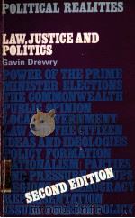 LAW JUSTICE AND POLITICS   1981  PDF电子版封面  0582353297  GAVIN DREWRY 