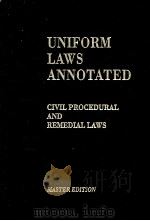 UNIFORM LAWS ANNOTATED VOLUME 12   1996  PDF电子版封面     