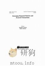 EMERGING FINANCIAL MARKETS AND SECURED TRANSATIONS（1998 PDF版）