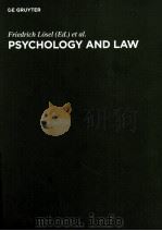 Psychology and Law   1992  PDF电子版封面  3110137259   