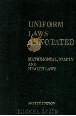 UNIFORM LAWS ANNOTATED  VOLUME 9A PART II   1998  PDF电子版封面     