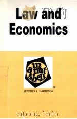 LAW AND ECONOMICS  IN A NUTSHELL   1995  PDF电子版封面  031405586X  JEFFREY L.HARRISON 