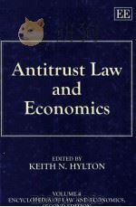 Antitrust Law and Economics     PDF电子版封面  1847207319;1847207316  Keith N. Hylton 