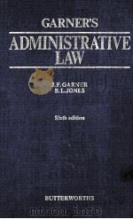 GARNER'S ADMINISTRATIVE LAW  SIXTH EDITION（1985 PDF版）