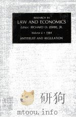 RESEARCH IN LAW AND ECONOMICS  VOLUME 6   1984  PDF电子版封面  0892324740  RICHARD O.ZERBE 