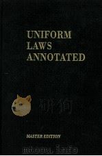 UNIFORM LAWS ANNOTATED  VOLUME 9A PART I   1998  PDF电子版封面     