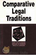 COMPARATIVE LEGAL TRADITIONS IN A NUTSHELL SECOND EDITION   1999  PDF电子版封面     
