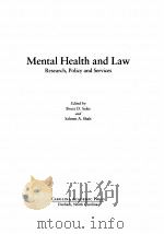 MENTAL HEALTH AND LAW  RESEARCH，POLICY AND SERVICES   1996  PDF电子版封面    BRUCE D.SALES AND SALEEM A.SHA 