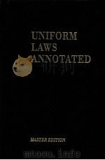 UNIFORM LAWS ANNOTATED  VOLUME 4   1968  PDF电子版封面    RAY D.HENSON AND WILLIAM B.DAV 