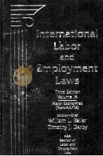 INTERNATIONAL LABOR AND EMPLOYMENT LAWS VOLUME IA   1995  PDF电子版封面  1570187827   